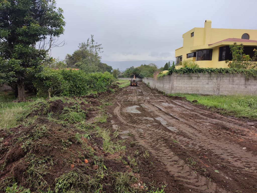 Suelo removido en el inicio de la preparación de terreno del proyecto terminado Nuvo La Armenia.